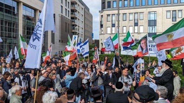 Anvers : près de 400 personnes ont manifesté contre l'antisémitisme