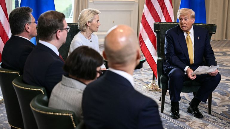 Accord commercial entre l'UE et les USA : 15% de droits de douane sur la plupart des produits exportés aux États-Unis