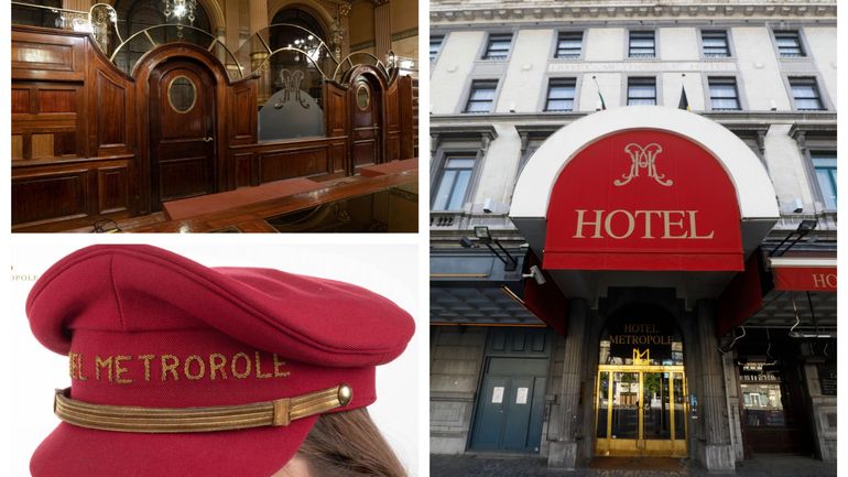 Uniformes, chaises, couverts, meuble de la réception : l'Hôtel Métropole de Bruxelles vend son patrimoine aux enchères