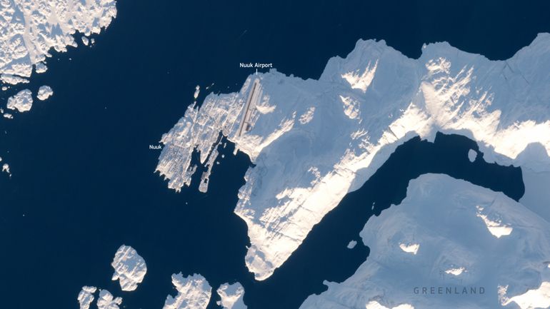 L'image satellite du jour : ouverture d'un aéroport au Groenland