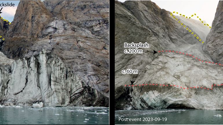 Le mystère d’un "tremblement de terre" de 9 jours élucidé : c’était un glissement de terrain géant au Groenland