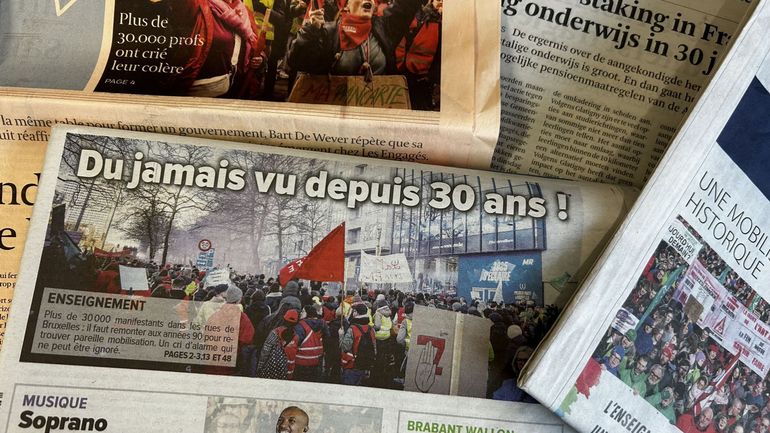 La revue de presse : enseignants, heureux et en grève