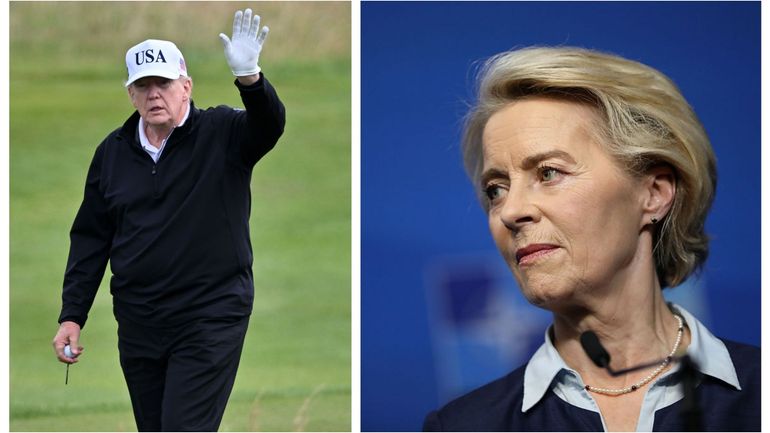 Droits de douane : en Ecosse, Trump et von der Leyen cherchent l'accord douanier de la dernière heure