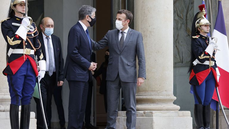 Macron a reçu Blinken à Paris, première rencontre depuis la crise des sous-marins