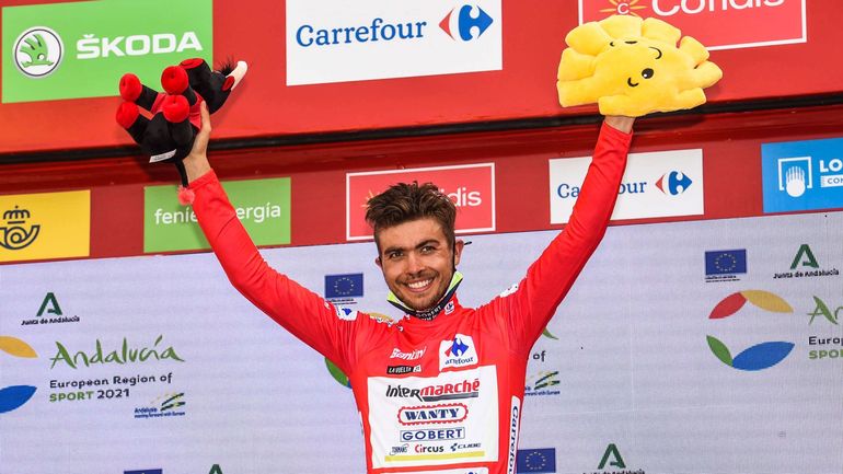 Vuelta : Intermarché-Wanty-Gobert porte son deuxième maillot rouge, "un miracle" pour Eiking