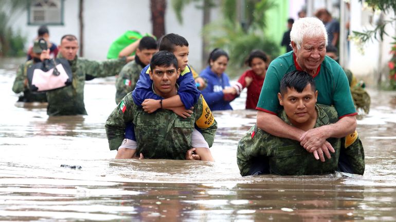 Inondations au Mexique : 17 morts dans un hôpital