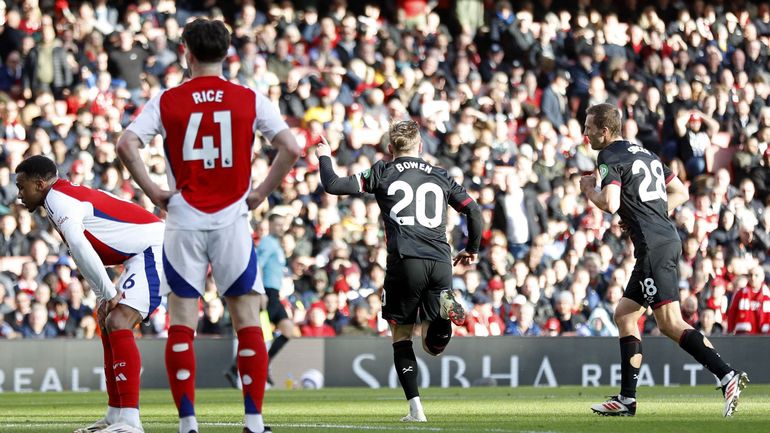 Arsenal loupe le coche et s’incline contre West Ham, Asensio offre la victoire à Villa contre Chelsea