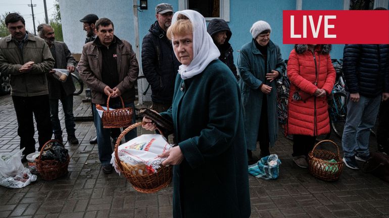 Direct - Guerre en Ukraine : près de la ligne de front, les chrétiens orthodoxes fêtent Pâques cloîtrés chez eux