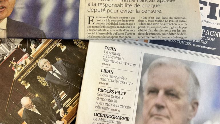 La revue de presse : chute annoncée de Michel Barnier, avant le chaos ?