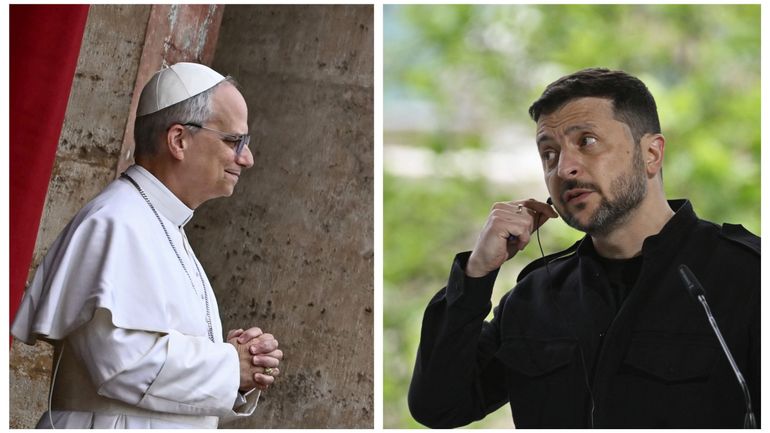 Guerre en Ukraine : Zelensky s'entretient pour la première fois avec le pape Léon XIV et l'invite à se rendre en Ukraine