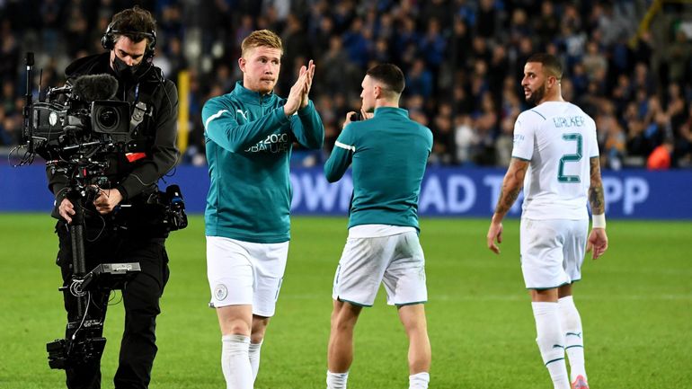 Champions League : Kevin De Bruyne (Manchester City) touché par l’accueil "incroyable" du public du FC Bruges