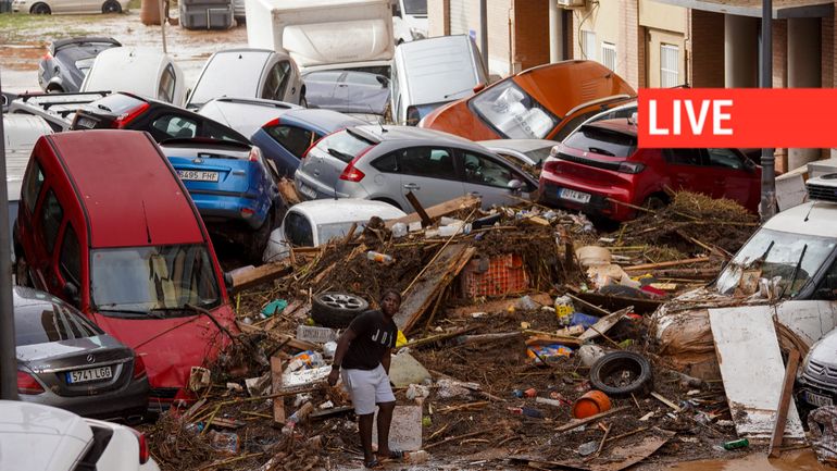 Direct - Inondations en Espagne : le bilan provisoire monte à 95 morts, un millier de militaires déployés