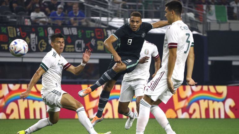 Cyriel Dessers buteur pour le Nigéria en préparation contre le Mexique