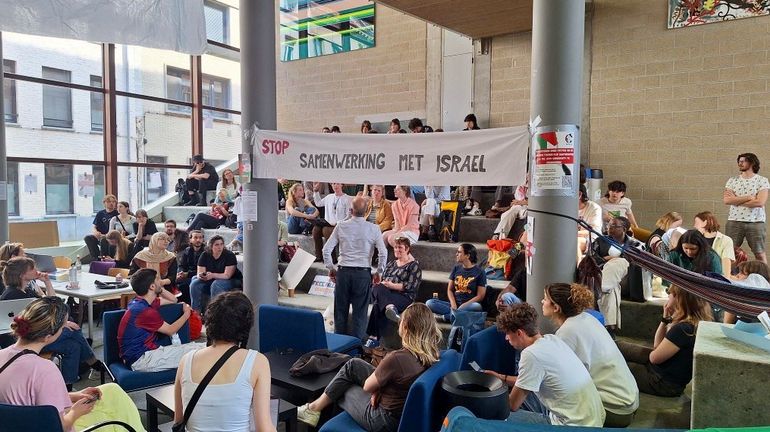 Guerre Israël-Gaza : les activistes de l'UAntwerpen refusent de partir, l'université va saisir la justice