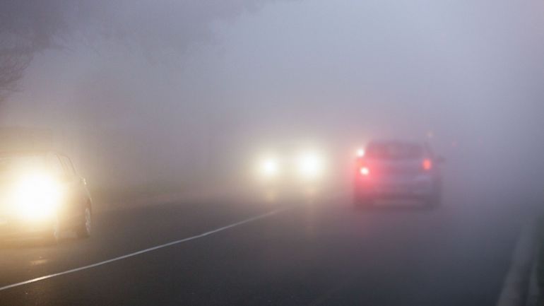 La visibilité réduite à cause du brouillard, avertit l'IRM