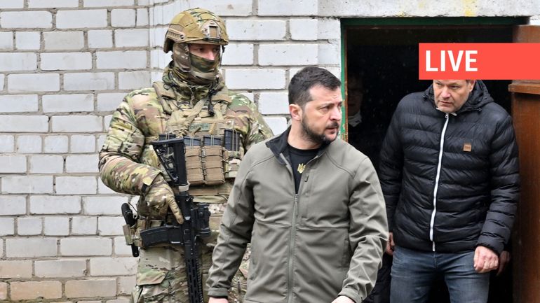 Direct - Guerre en Ukraine : le président Zelensky est arrivé en Pologne, Emmanuel Macron attendu en Chine