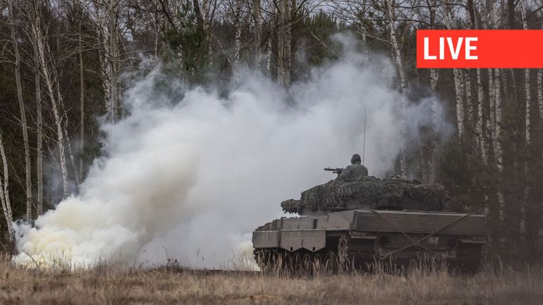 Direct - Guerre en Ukraine : Des soldats ukrainiens s'entraînent en Pologne au maniement des chars Léopard