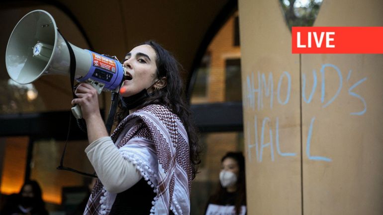 Direct - Guerre Israël-Gaza : la mobilisation pro-palestinienne se propage dans les universités