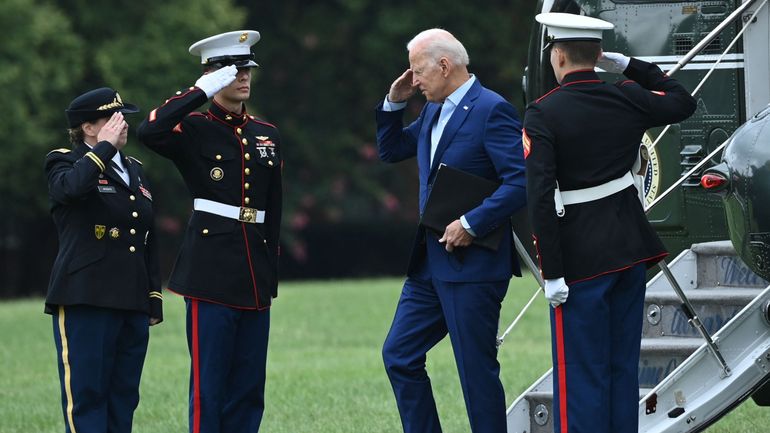 Le président américain Joe Biden de retour à Washington avant une allocution très attendue sur l'Afghanistan