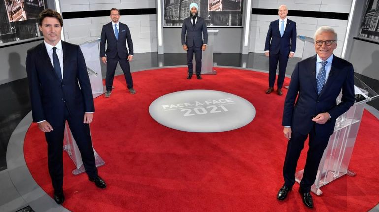 Canada : en difficulté, Trudeau à l'offensive lors du premier débat électoral