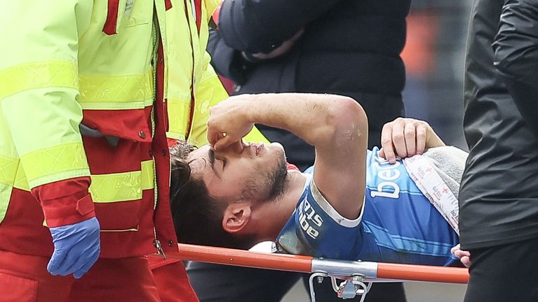 Terrible nouvelle pour Luca Oyen, victime d’une déchirure du ligament croisé antérieur au genou