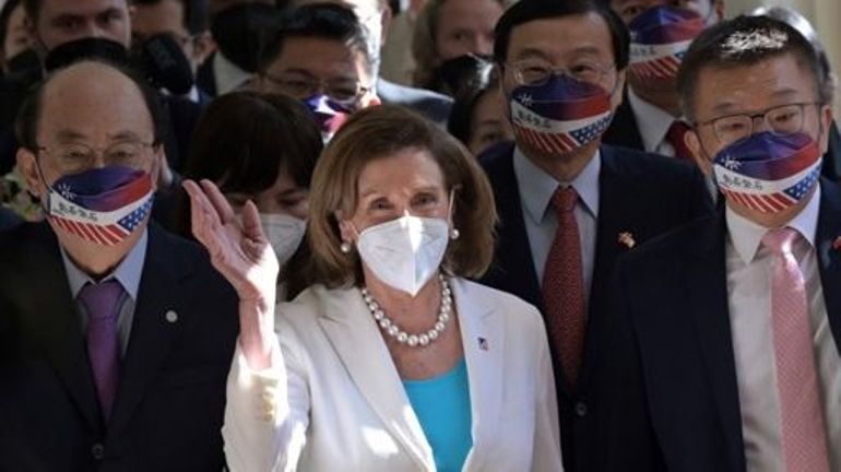 A Taïwan, Nancy Pelosi dit être venue 