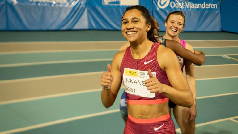 Delphine Nkansa, le sourire pressé de l'athlétisme belge