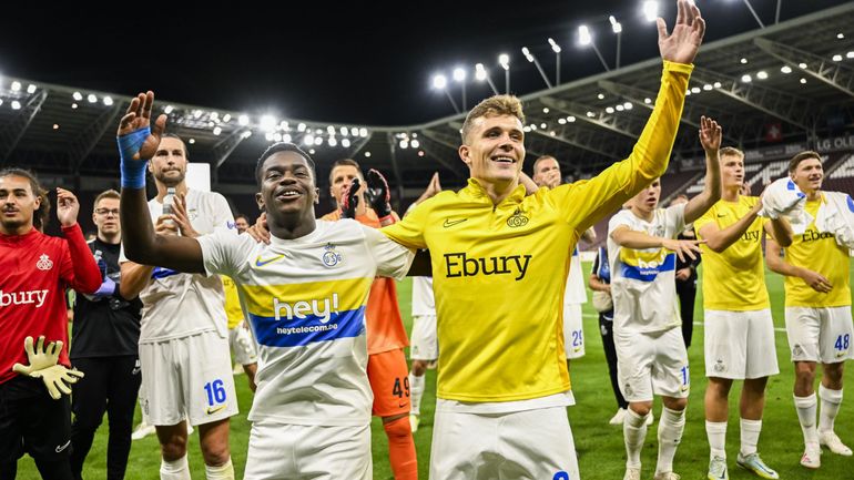 Noah Sadiki après la qualification de l’Union Saint-Gilloise : 