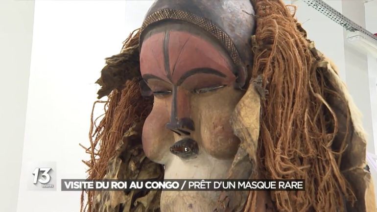 Un Kakuungu, masque rarissime, a été prêté à long terme par la Belgique à la RDC