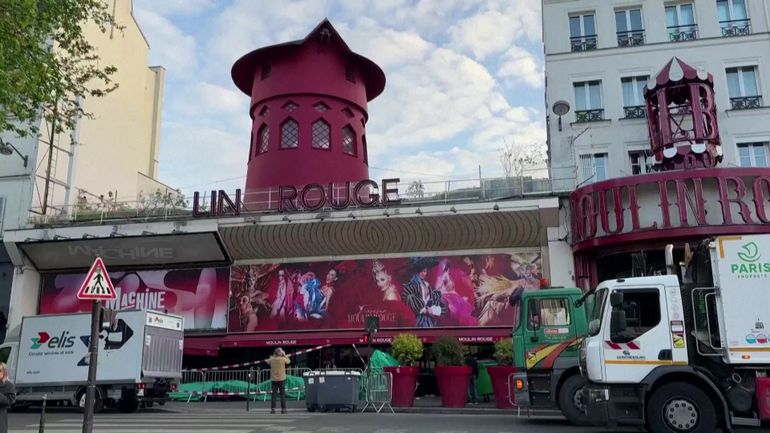 Le Moulin Rouge, véritable symbole de Paris, défiguré : les ailes se sont effondrées