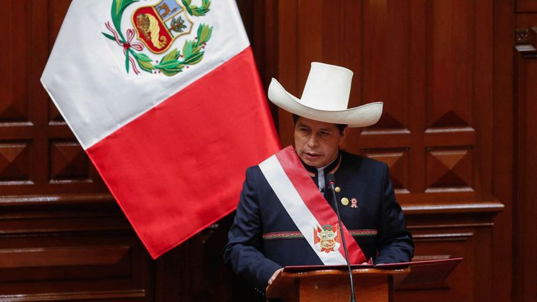 Pérou : Pedro Castillo, ancien instituteur, a prêté serment comme nouveau président