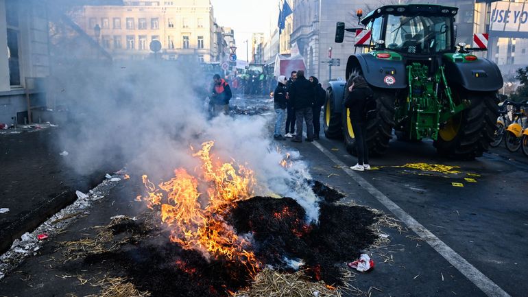 Manifestation des agriculteurs : Bruxelles Mobilité ne portera finalement pas plainte