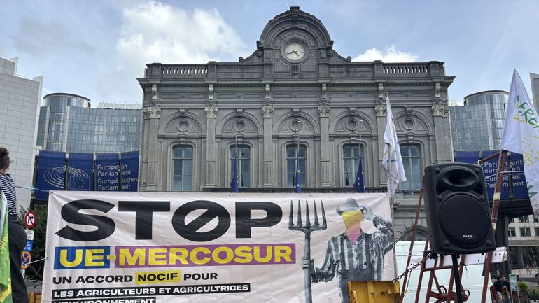 Les agriculteurs réunis à Bruxelles contre l'accord entre l'Union Européenne et le Mercosur