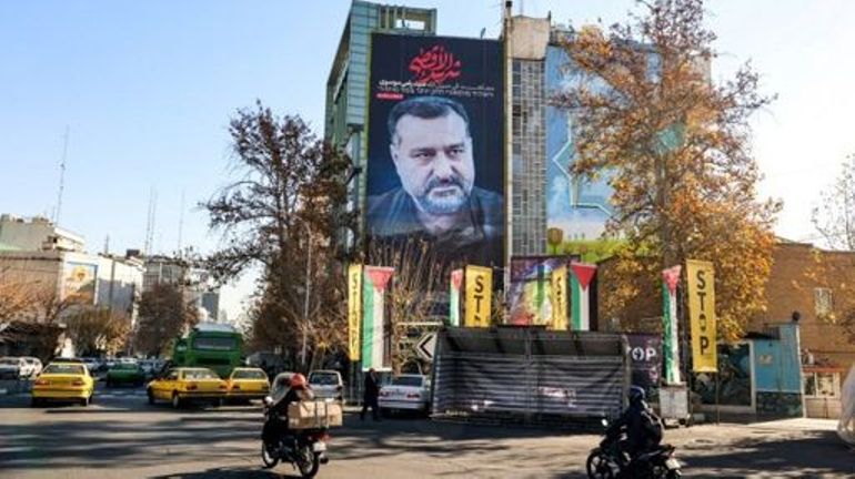 Funérailles en Iran d'un commandant des Gardiens de la Révolution tué en Syrie