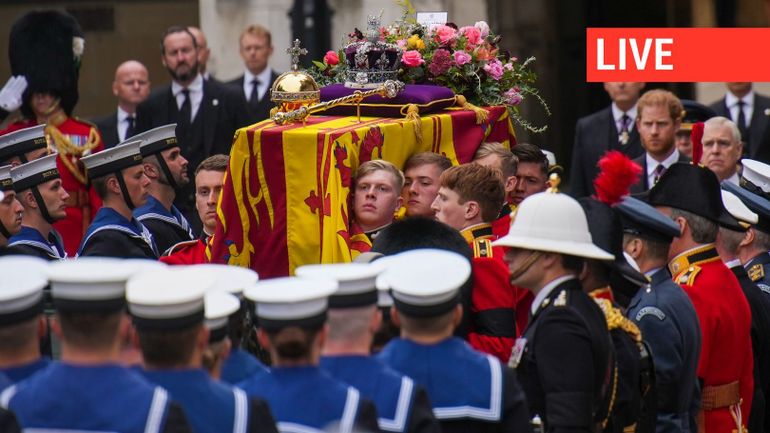 Direct - Funérailles d'Elizabeth II : le cercueil quitte Westminster Hall