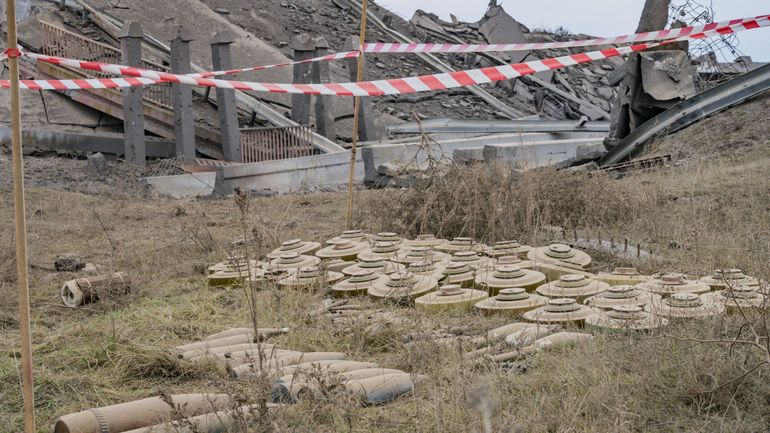 Moscou a utilisé au moins sept types de mines antipersonnel en Ukraine