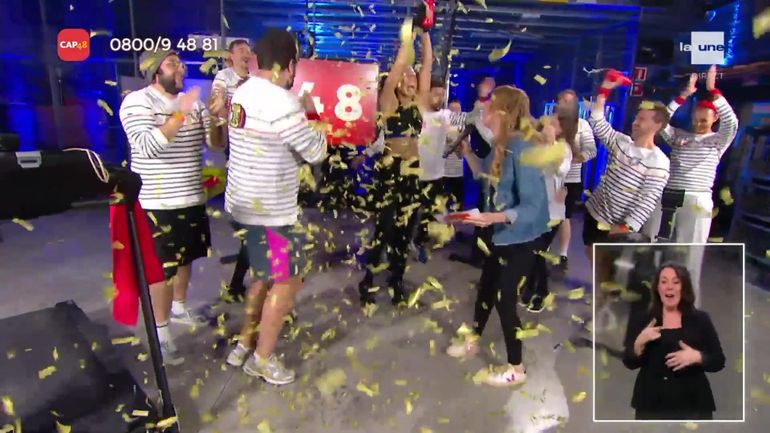 Les animateurs de la RTBF, unis dans un défi sportif, ajoutent 10.000 euros à la cagnotte de CAP48