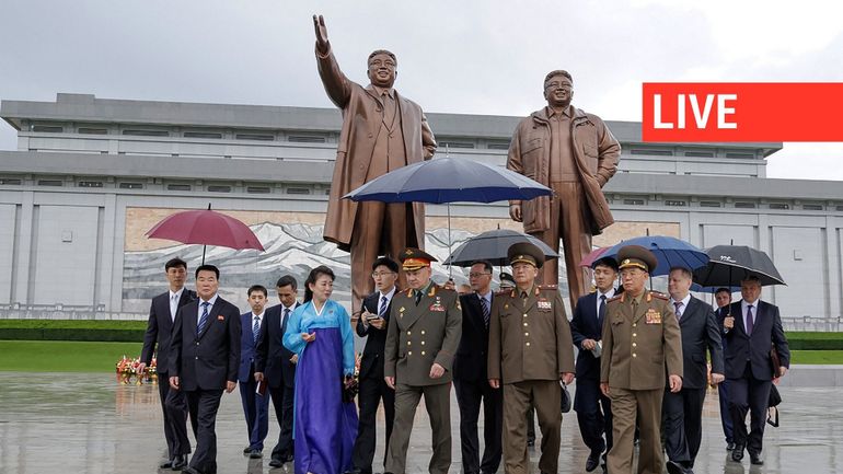 Direct - Guerre en Ukraine : visite d'une exposition de missiles balistiques en Corée du Nord-Kim par Jong-un et Sergueï Choïgou