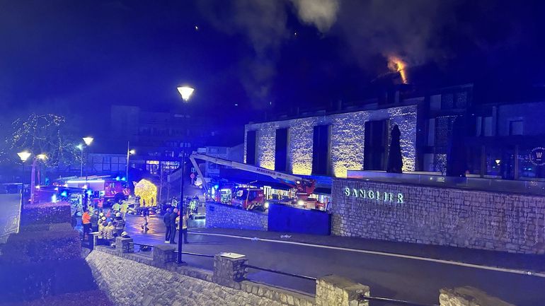 L'incendie au Sanglier des Ardennes, l'hôtel de Marc Coucke à Durbuy, est sous contrôle