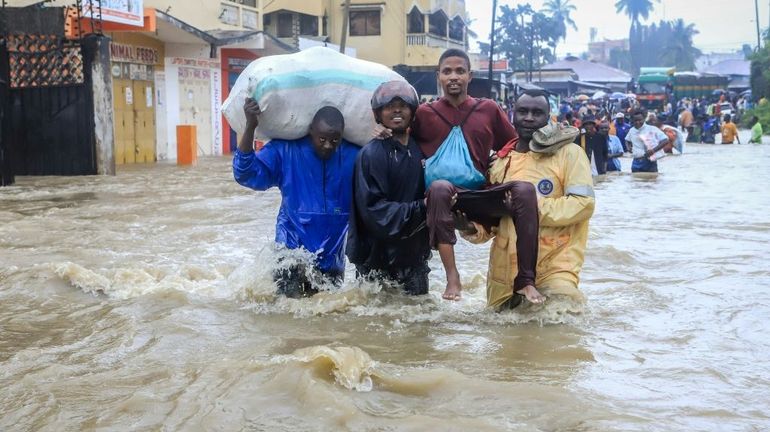 Afrique de l'Est : les pluies diluviennes plus intenses à cause de l'activité humaine, selon un rapport