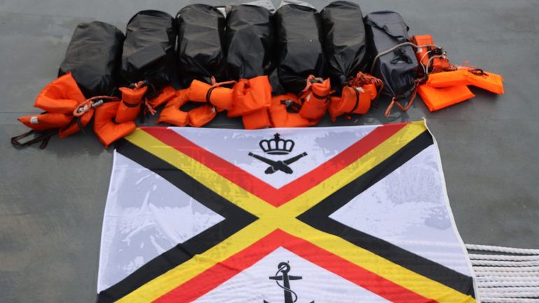En mer du Nord, un patrouilleur côtier de la Marine belge a intercepté une cargaison de 210 kilos de cocaïne pure