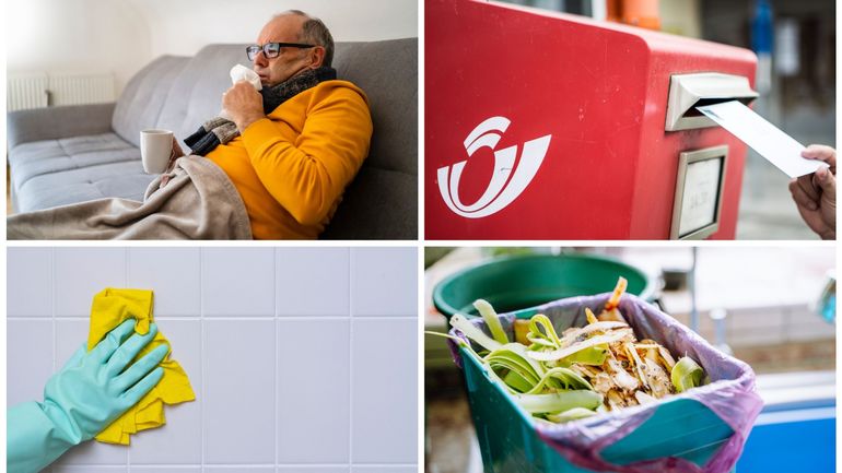 Titres-services, tri des poubelles, congé maladie, courrier plus cher... : voici tout ce qui change pour les Belges en 2024