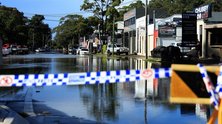 Australie : Sydney partiellement inondée par des pluies abondantes