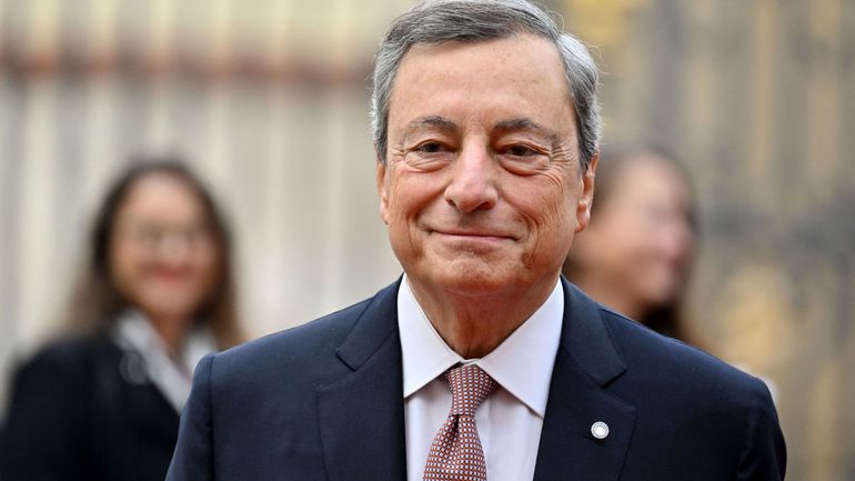 Sommet européen : hommage des dirigeants de l'Union à Mario Draghi avant son départ