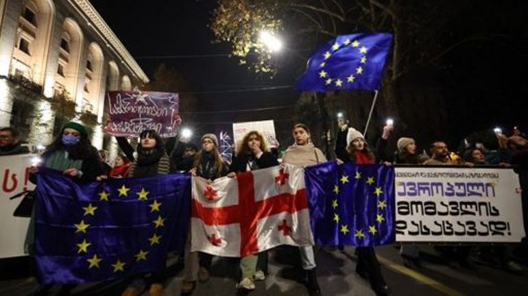 Géorgie : nouvelles manifestations à Tbilissi, à trois jours de la présidentielle