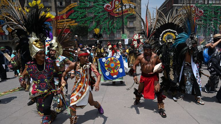 Les indigènes mexicains commémoraient les 500 ans de la chute de l'Empire aztèque