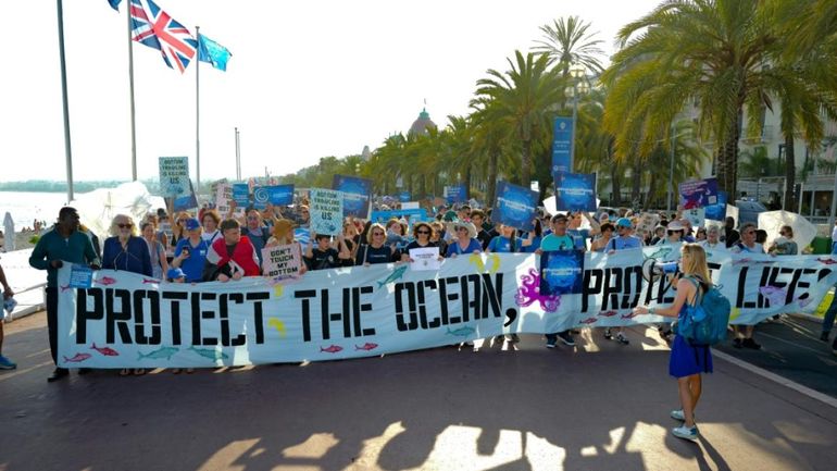 Protection des milieux marins : à Nice, les associations donnent de la voix à la veille du sommet pour l'Océan