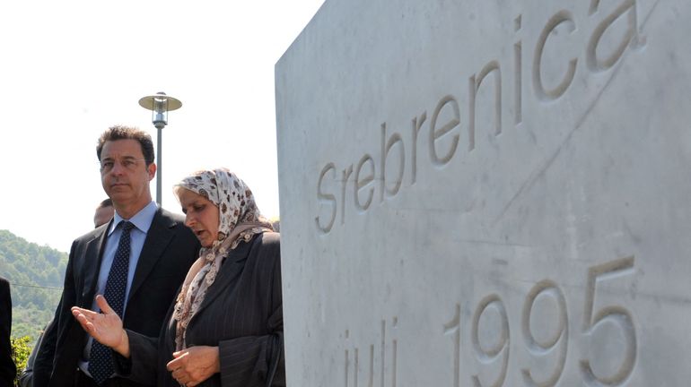 Le procureur Serge Brammertz à Srebrenica 30 ans après : 