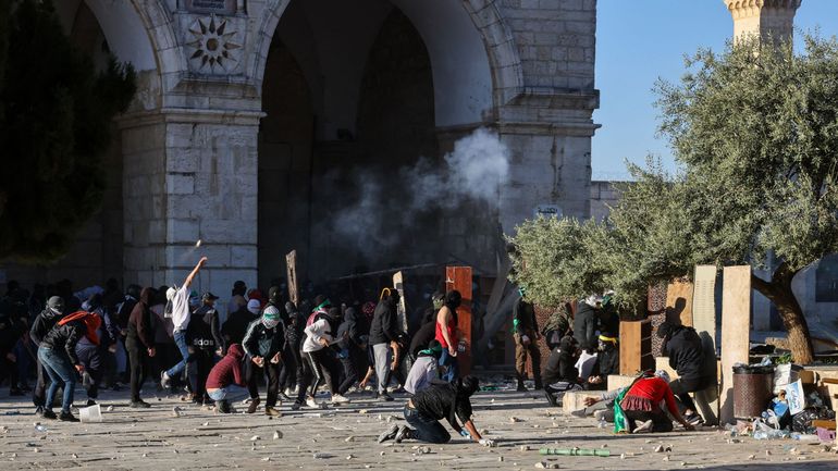 Israël : plus de 150 Palestiniens blessés dans les heurts sur l'Esplanade des Mosquées