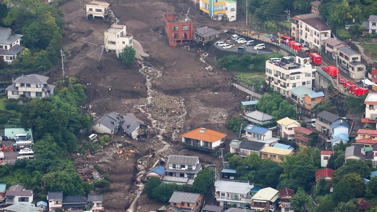 D'après un nouveau bilan, les coulées de boue au Japon auraient fait neuf morts